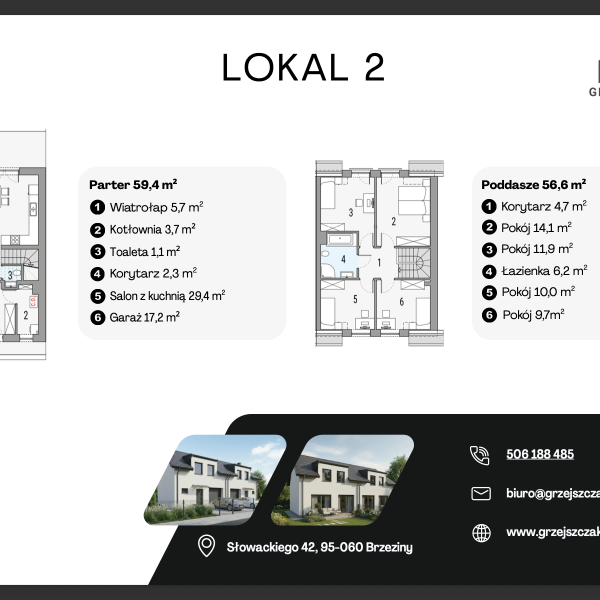 Lokal 2 - Słowackiego 42, 95-060 Brzeziny