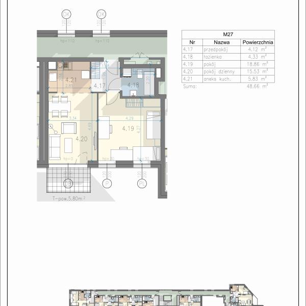 Mieszkanie L-27 - Residence Przewóz 41