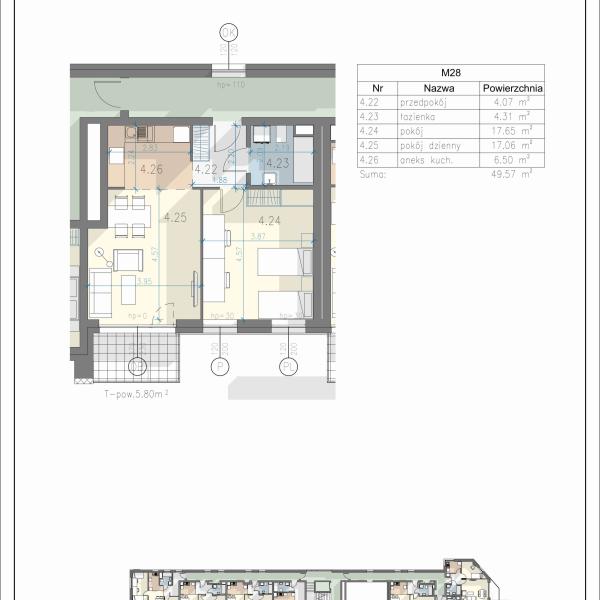 Mieszkanie L-28 - Residence Przewóz 41