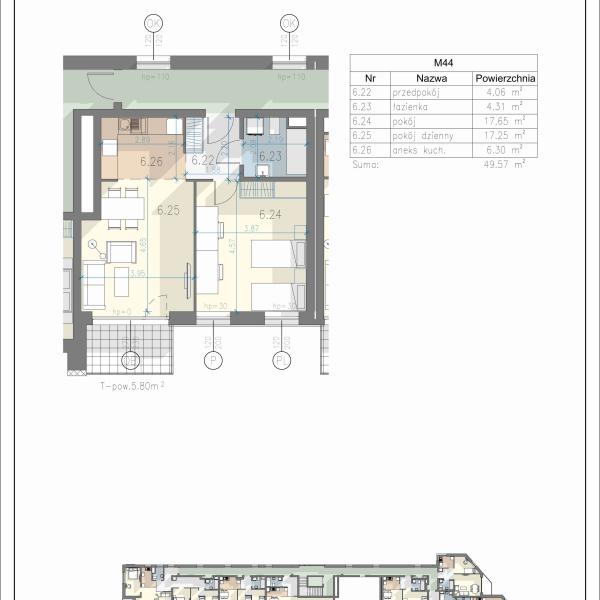 Mieszkanie L-44 - Residence Przewóz 41