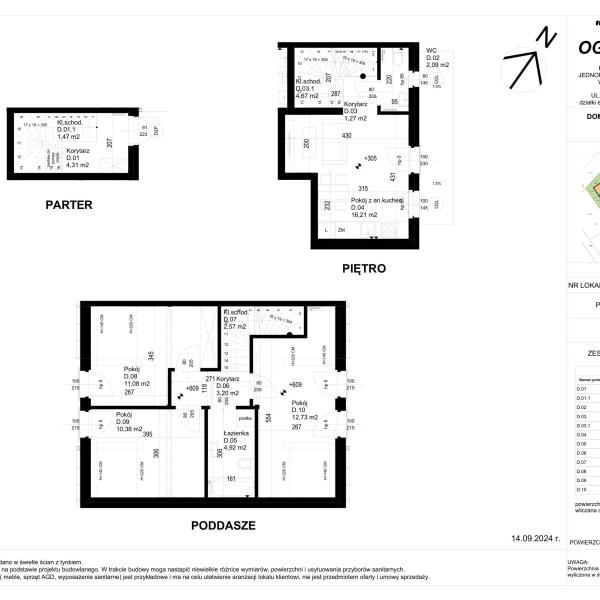 Mieszkanie 11D - Osiedle Ogrodowa Radzymin