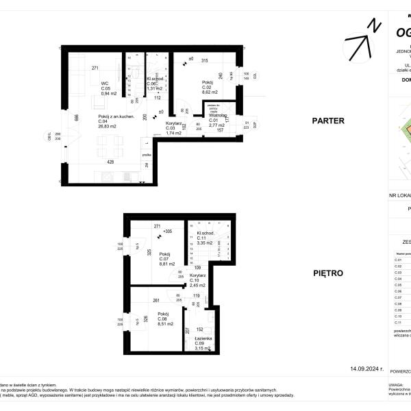 Mieszkanie 16C - Osiedle Ogrodowa Radzymin