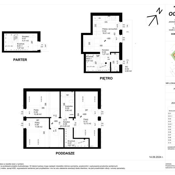 Mieszkanie 16D - Osiedle Ogrodowa Radzymin