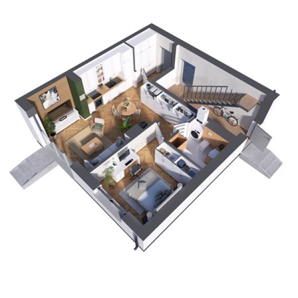 Mieszkanie 11/1 - Rąbień Wierzbowa - Etap 1