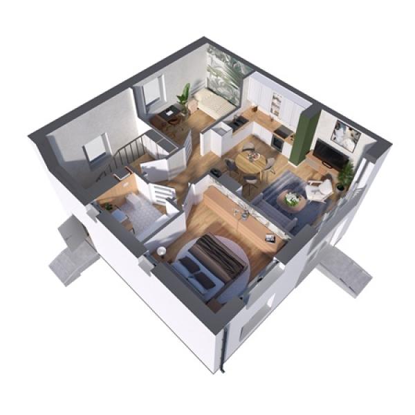 Mieszkanie 11A/2 - Rąbień Wierzbowa - Etap 1