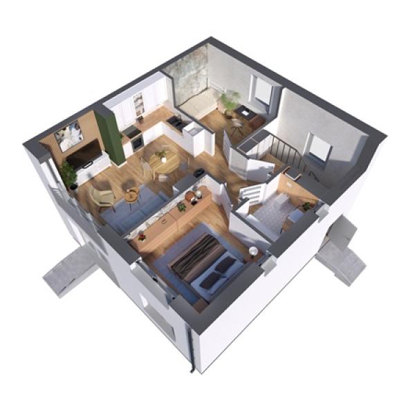 Mieszkanie 13/2 - Rąbień Wierzbowa - Etap 2